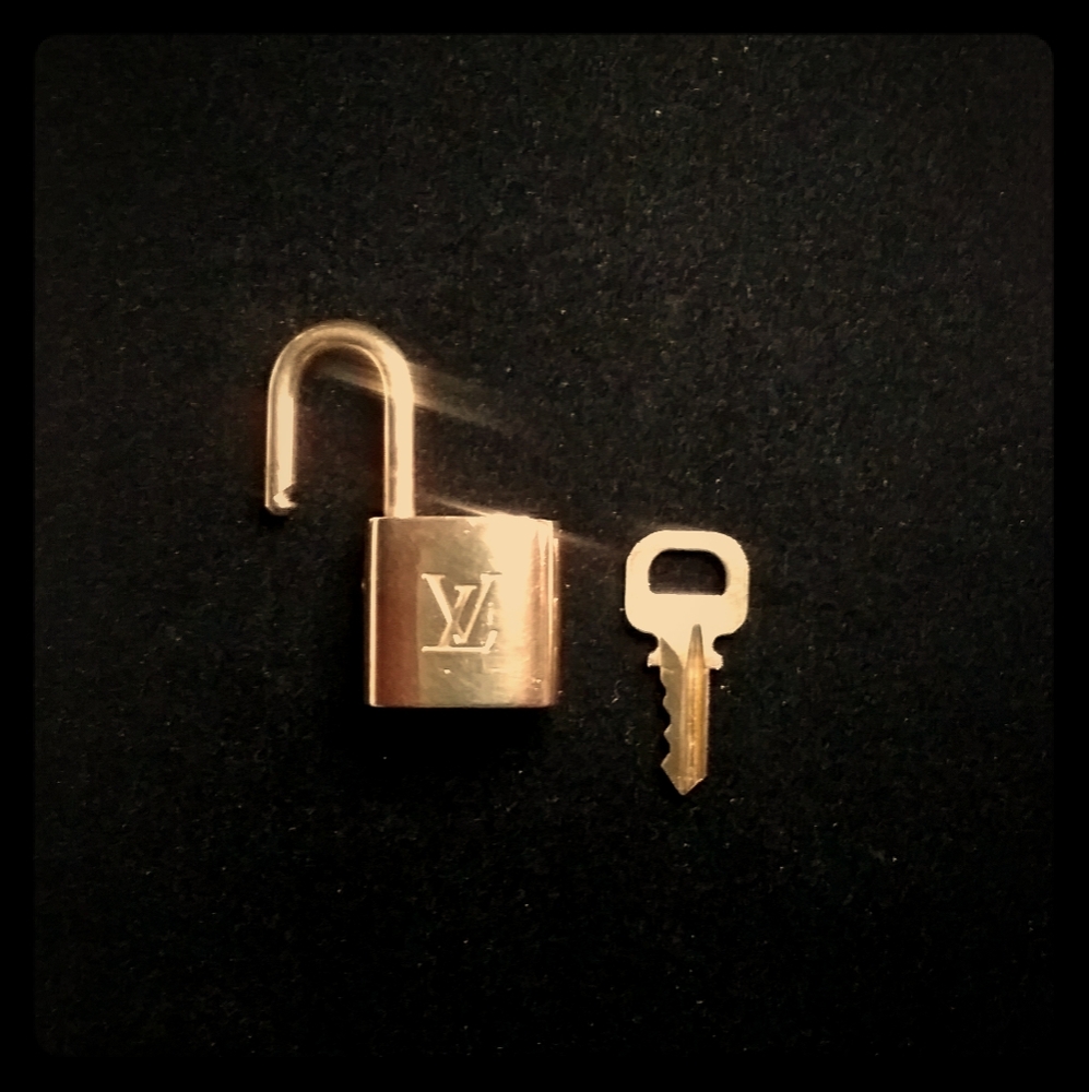 Authentic Louis Vuitton lock and key